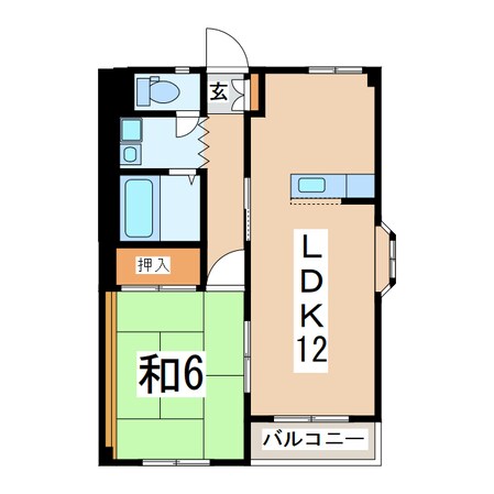 郡山駅 バス17分  テニスコート下車：停歩5分 1階の物件間取画像